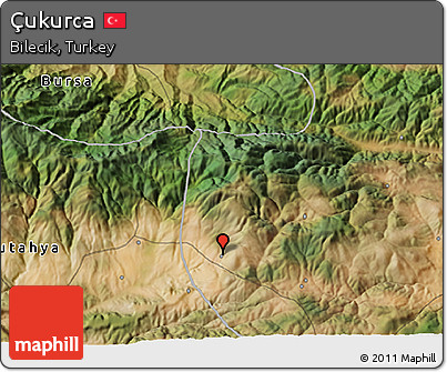 Satellite 3D Map of Çukurca