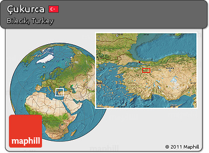 Satellite Location Map of Çukurca