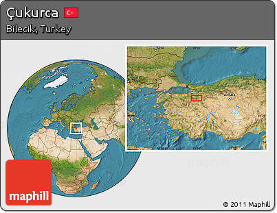 Satellite Location Map of Çukurca