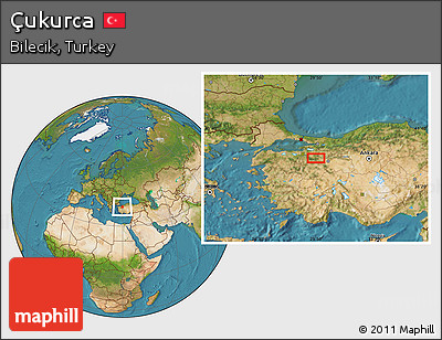 Satellite Location Map of Çukurca
