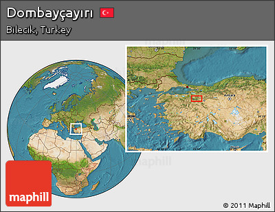 Satellite Location Map of Dombayçayırı