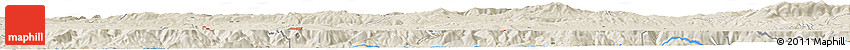 Shaded Relief Horizon Map of the Area around 39° 57' 6" N, 30° 40' 29" E