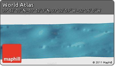 Satellite Panoramic Map of the Area around 39° 57' 6" N, 33° 4' 30" W