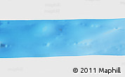 Shaded Relief Panoramic Map of the area around 39° 57' 6" N, 33° 4' 30" W