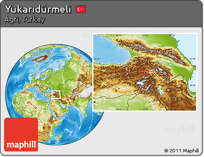 Physical Location Map of Yukarıdürmeli