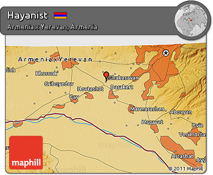 Physical 3D Map of Hayanist