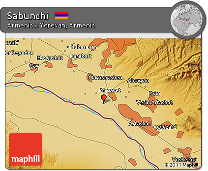 Physical 3D Map of Sabunchi