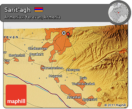 Physical 3D Map of Sarit'agh