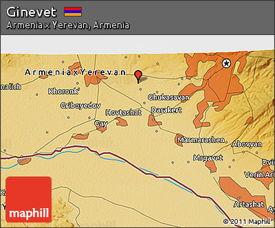 Physical 3D Map of Ginevet