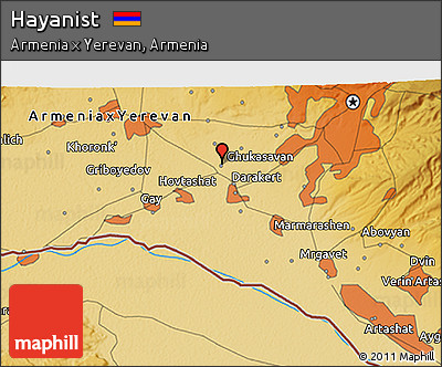 Physical 3D Map of Hayanist