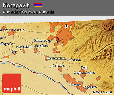 Physical 3D Map of Noragavit'