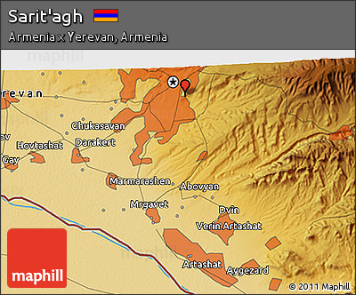 Physical 3D Map of Sarit'agh