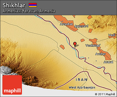 Physical 3D Map of Shikhlar