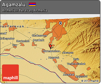 Physical 3D Map of Agamzalu