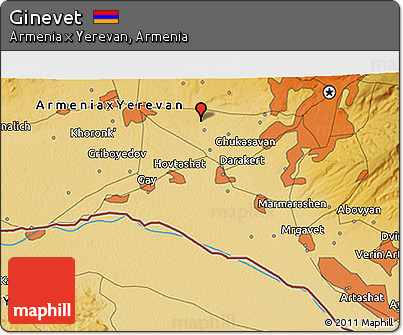Physical 3D Map of Ginevet