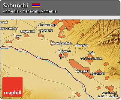 Physical 3D Map of Sabunchi