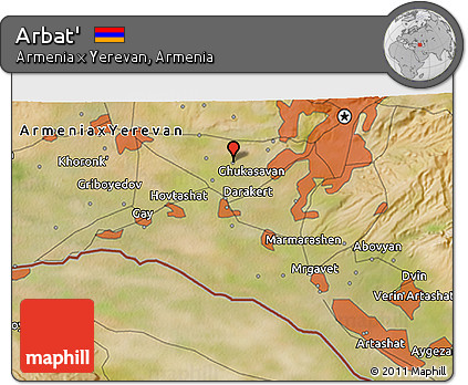Satellite 3D Map of Arbat'