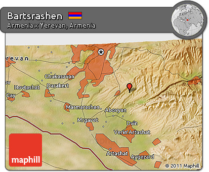 Satellite 3D Map of Bartsrashen