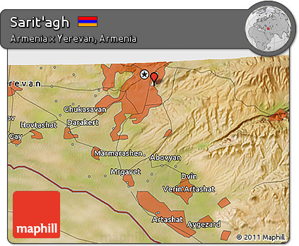 Satellite 3D Map of Sarit'agh