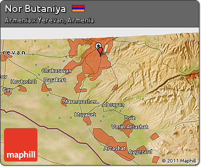 Satellite 3D Map of Nor Butaniya