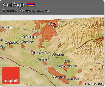 Satellite 3D Map of Sarit'agh