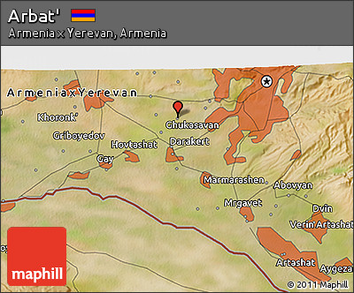 Satellite 3D Map of Arbat'
