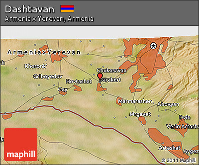 Satellite 3D Map of Dashtavan