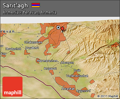 Satellite 3D Map of Sarit'agh