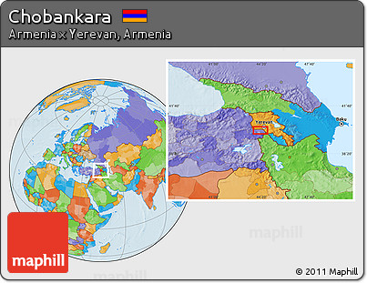 Political Location Map of Chobankara