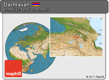 Satellite Location Map of Dashtavan