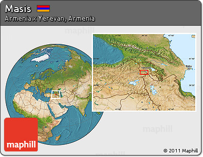 Satellite Location Map of Masis