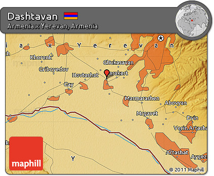 Physical Map of Dashtavan