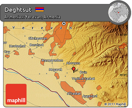 Physical Map of Deghtsut