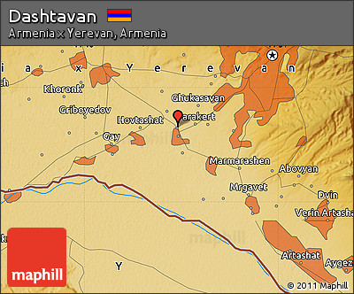 Physical Map of Dashtavan