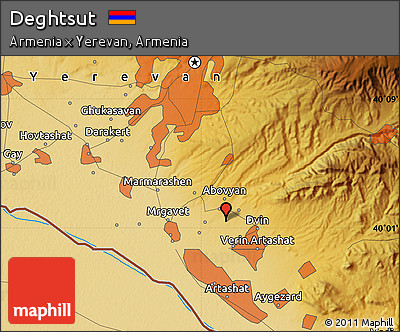 Physical Map of Deghtsut