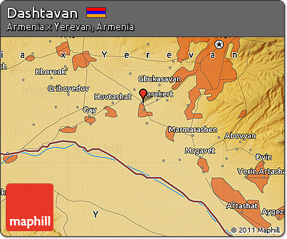 Physical Map of Dashtavan