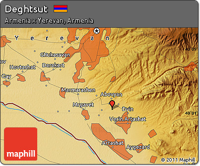 Physical Map of Deghtsut