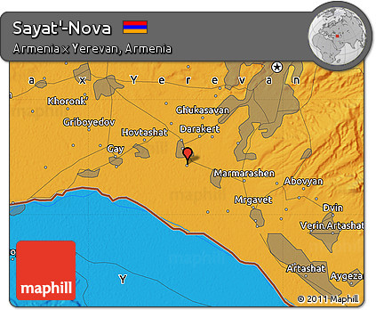 Political Map of Sayat'-Nova