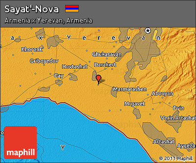 Political Map of Sayat'-Nova