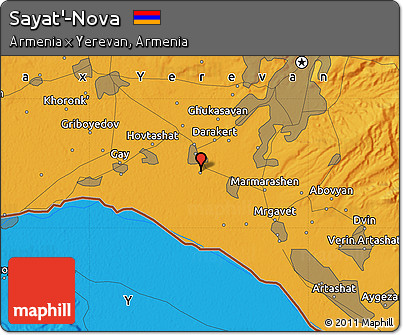 Political Map of Sayat'-Nova