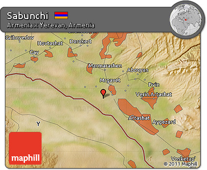Satellite Map of Sabunchi