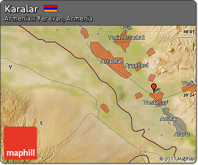 Satellite Map of Karalar