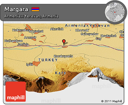 Physical Panoramic Map of Margara