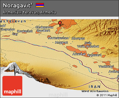 Physical Panoramic Map of Noragavit'