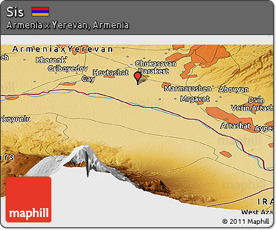 Physical Panoramic Map of Sis