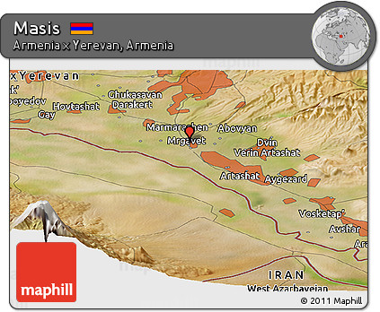 Satellite Panoramic Map of Masis