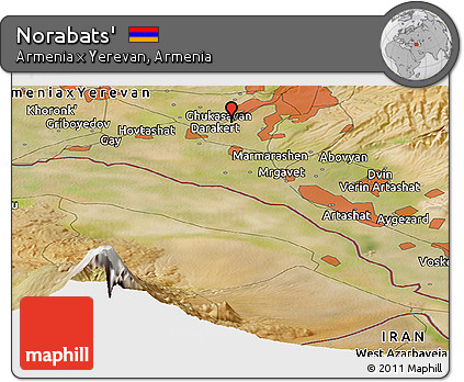 Satellite Panoramic Map of Norabats'