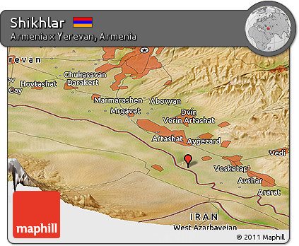 Satellite Panoramic Map of Shikhlar