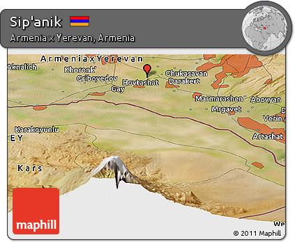 Satellite Panoramic Map of Sip'anik