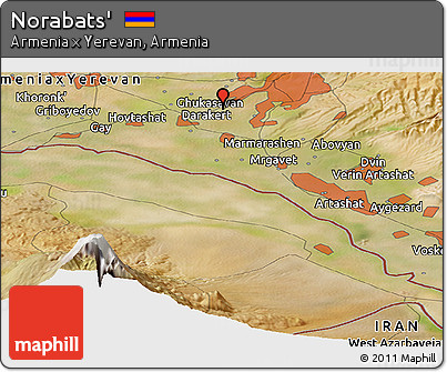Satellite Panoramic Map of Norabats'